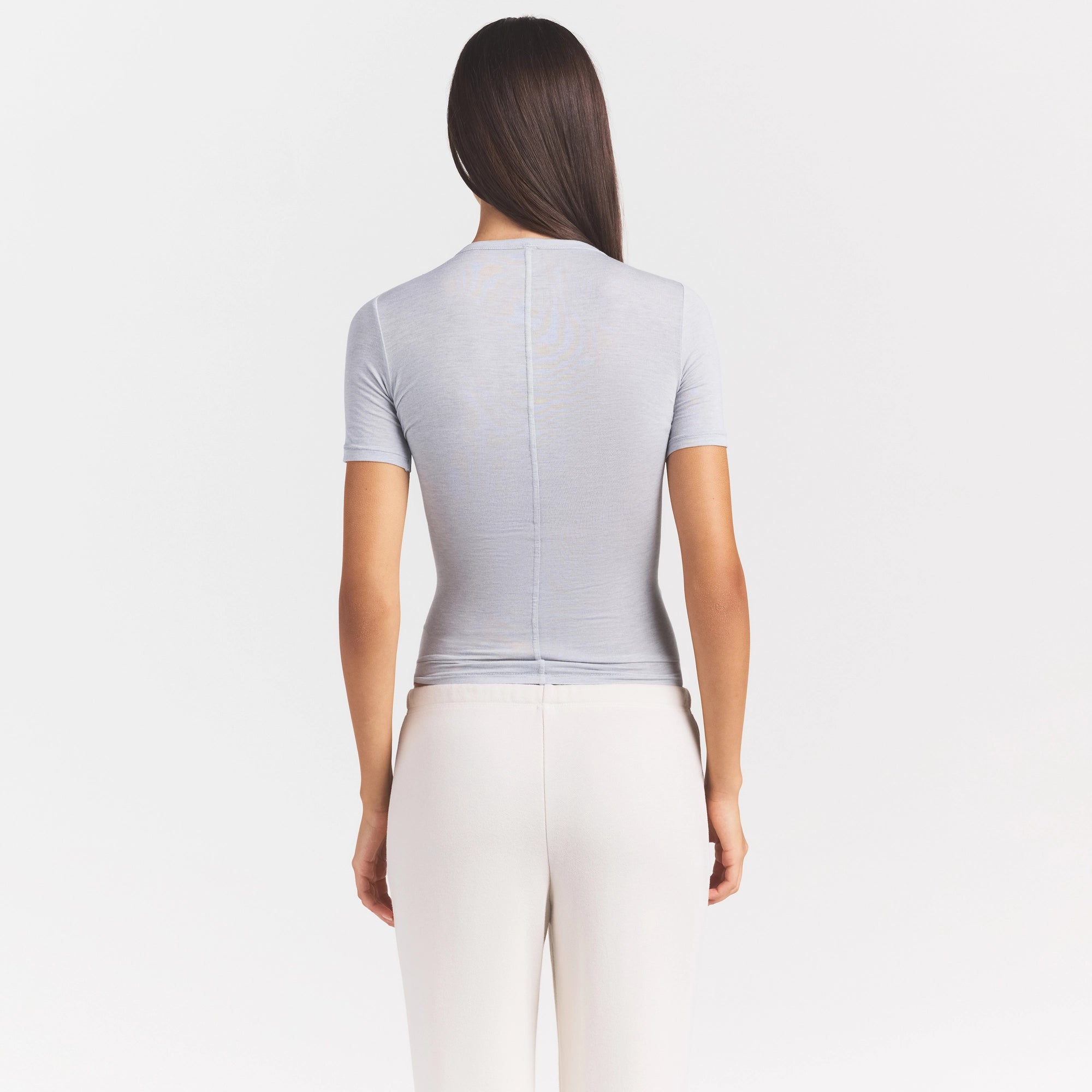 sheer modal long t shirt sheer modal long t shirt