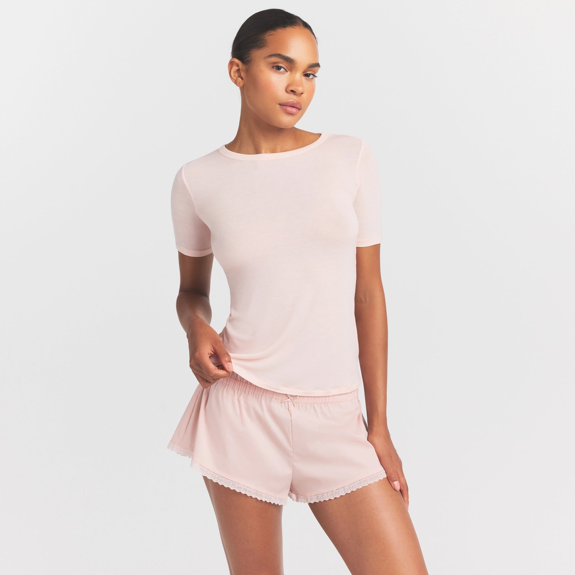 sheer modal long t shirt sheer modal long t shirt