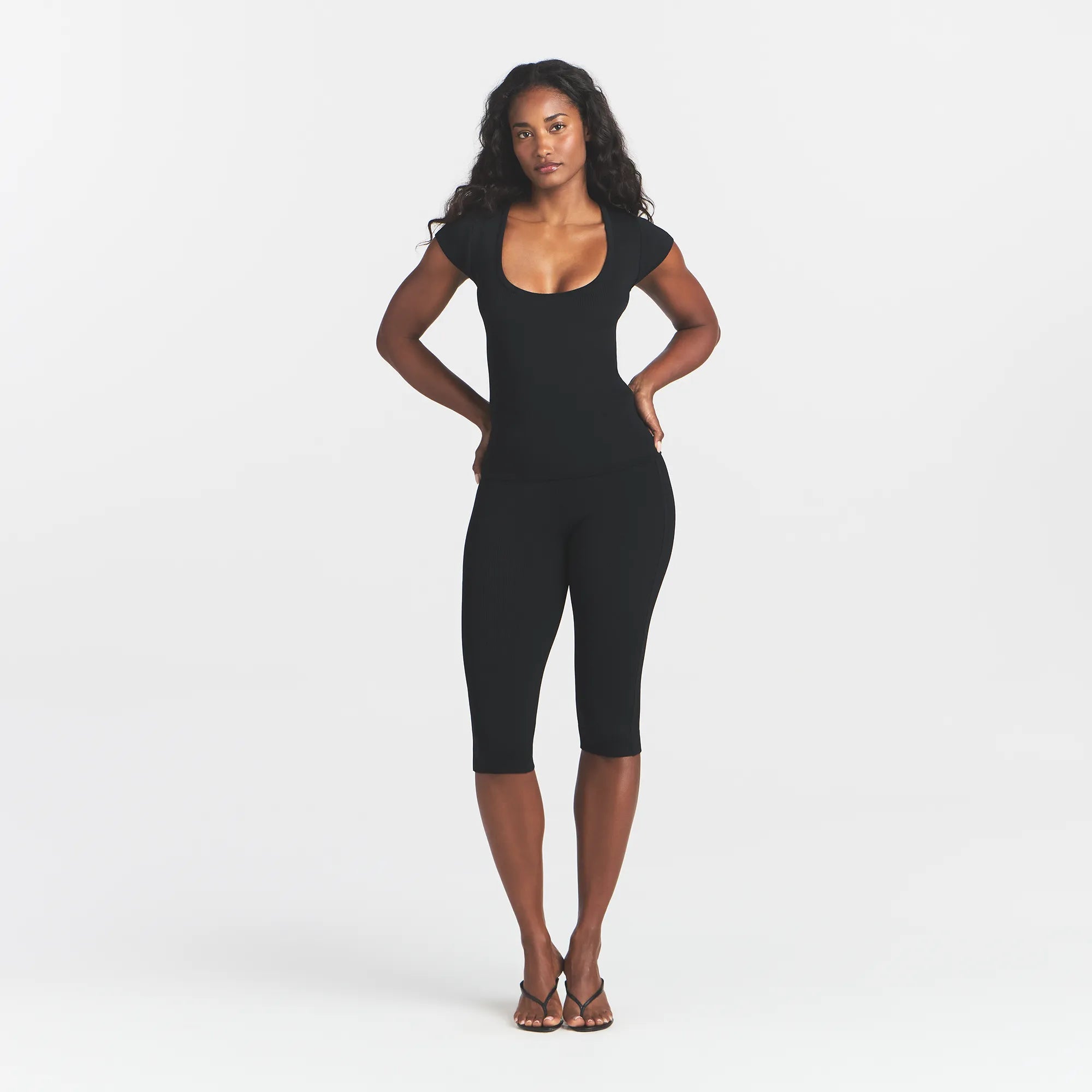 refined knit scoop neck top refined knit scoop neck top
