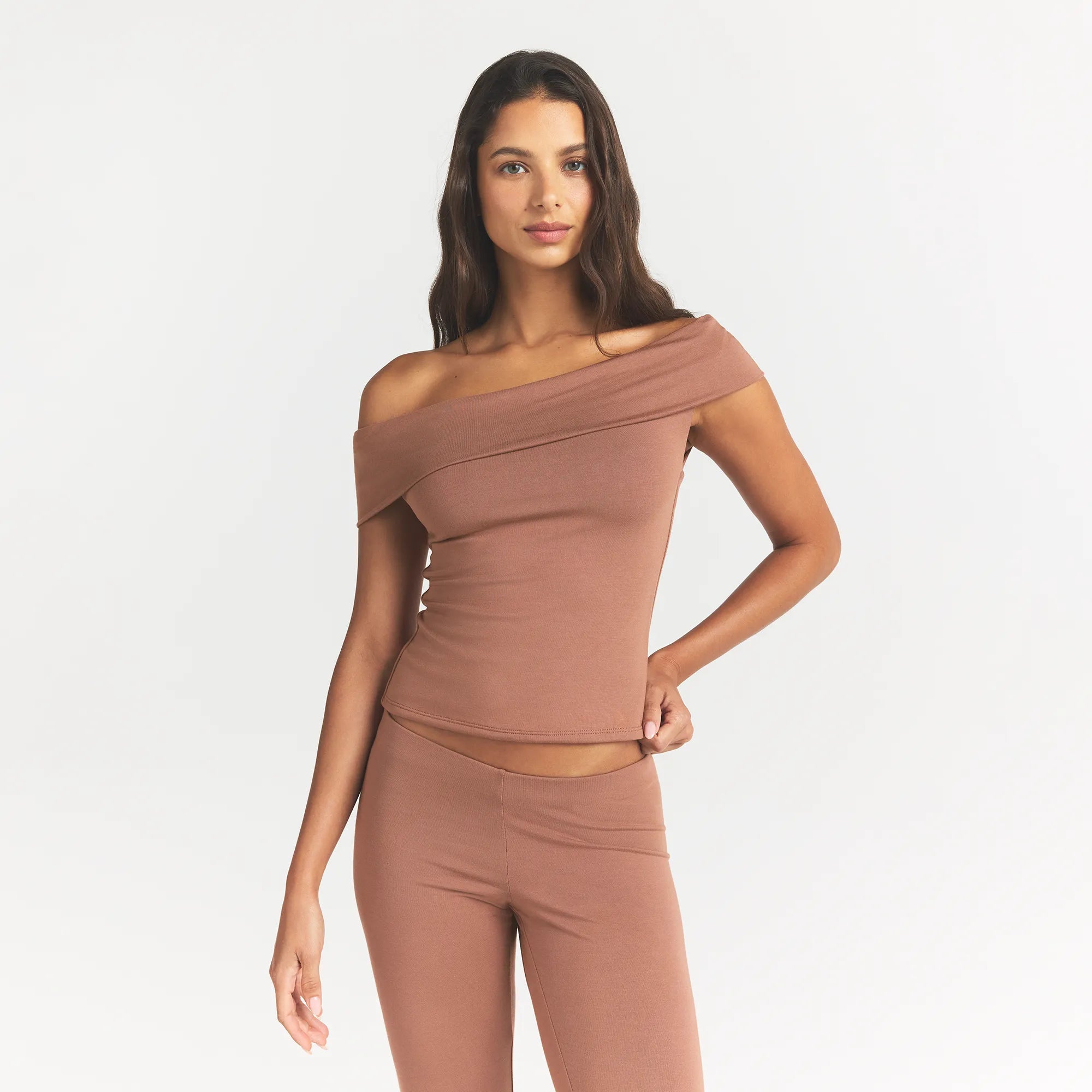 smooth layers asymmetrical off the shoulder top smooth layers asymmetrical off the shoulder top
