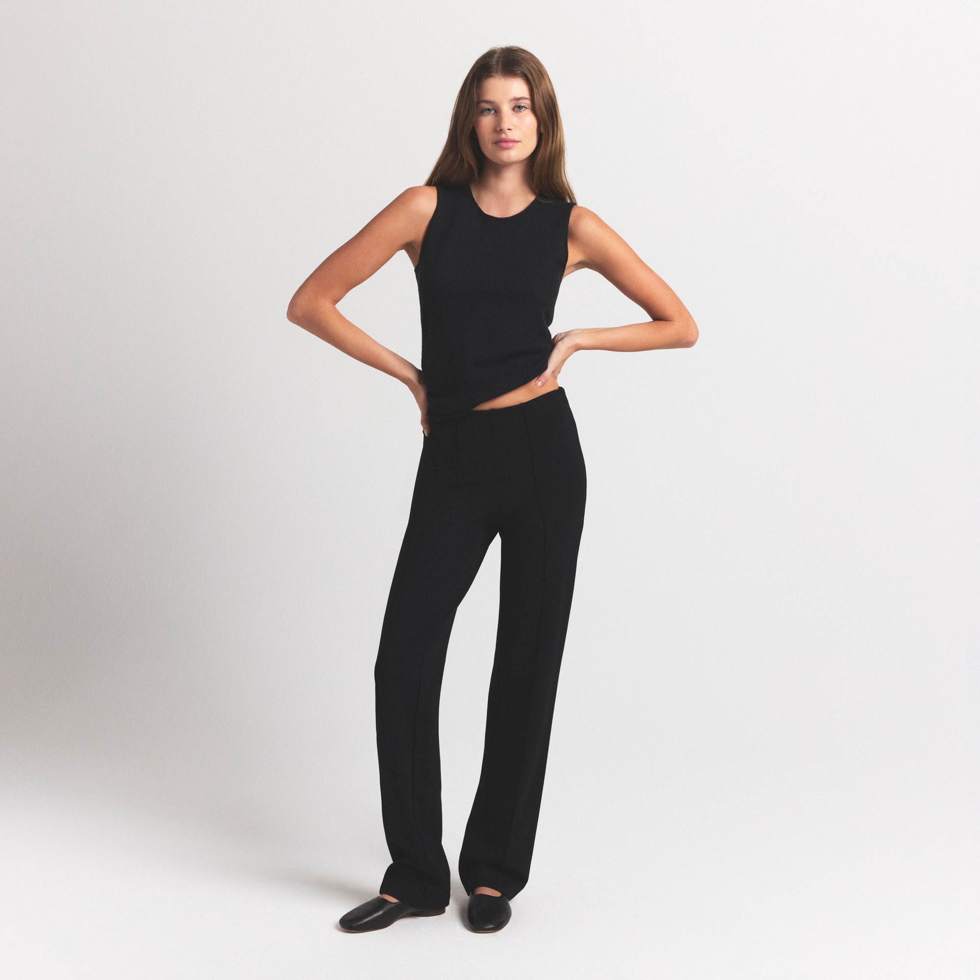 featherweight cashmere sleeveless top featherweight cashmere sleeveless top