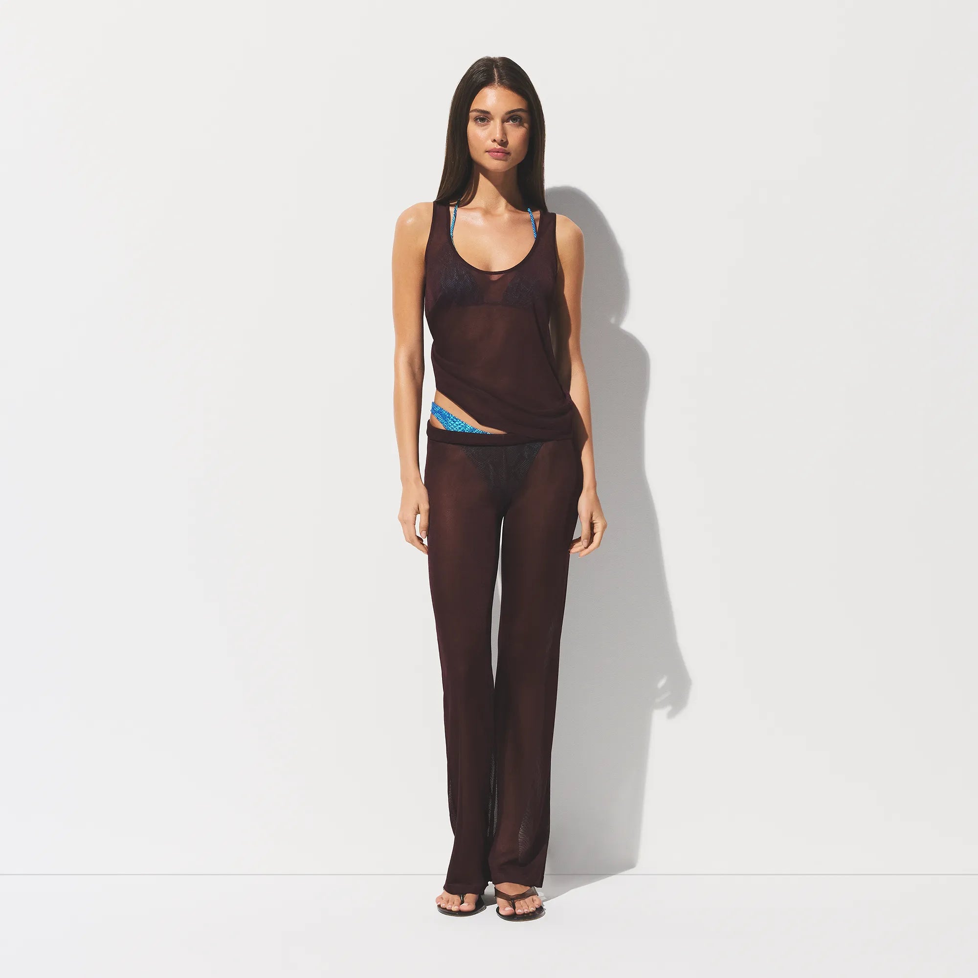 slinky knit scoop long tank slinky knit scoop long tank