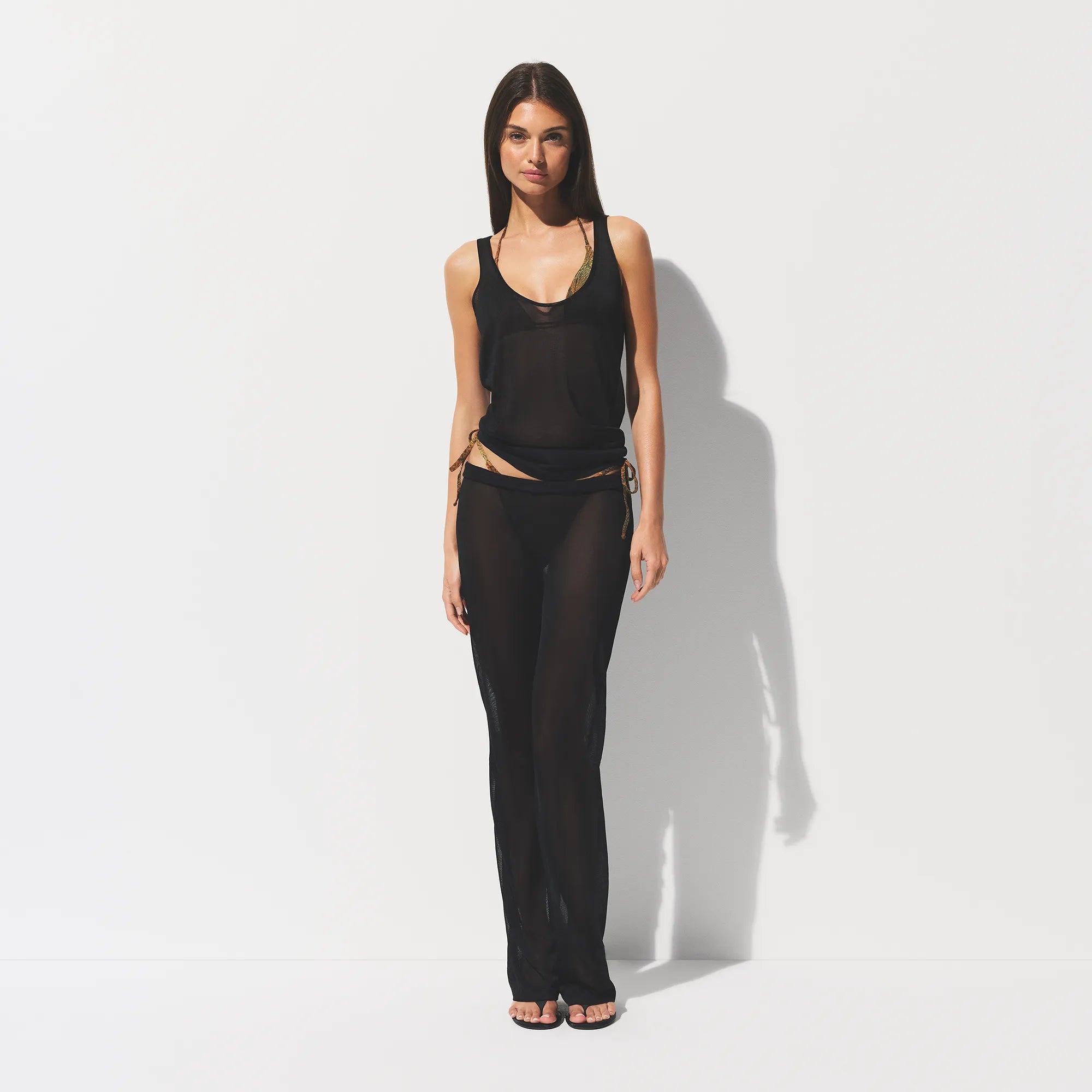 slinky knit scoop long tank slinky knit scoop long tank