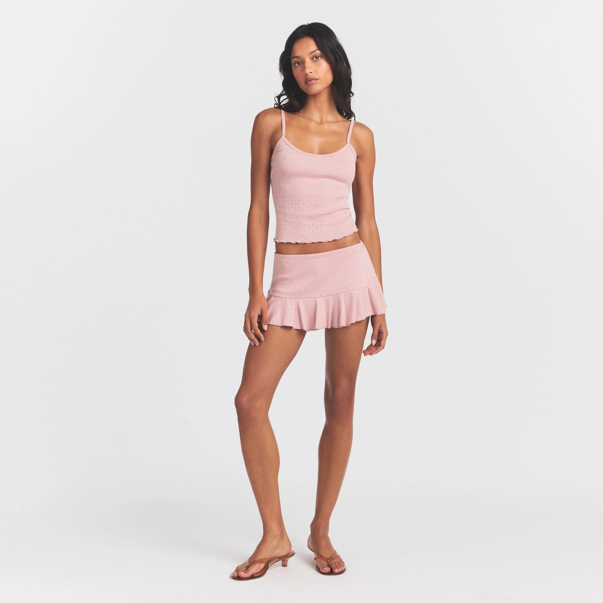 heavy pointelle cami heavy pointelle cami