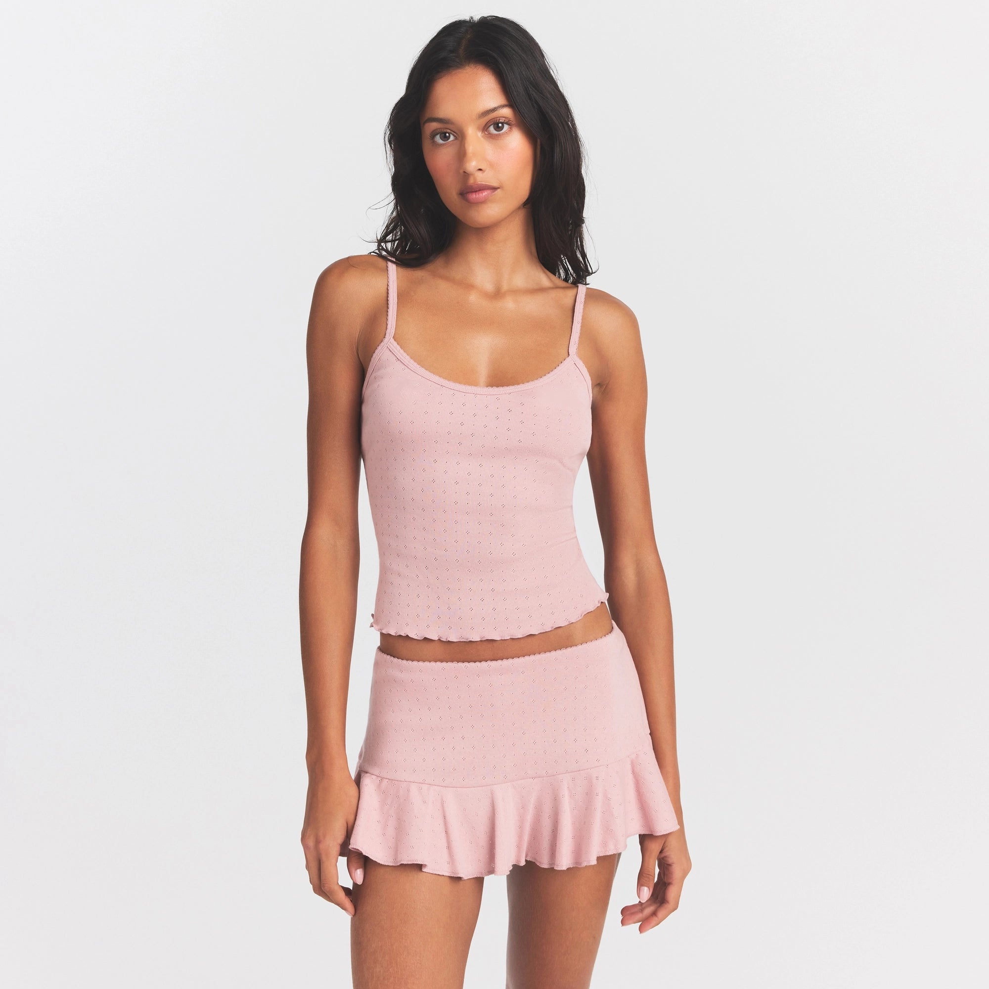 heavy pointelle cami heavy pointelle cami