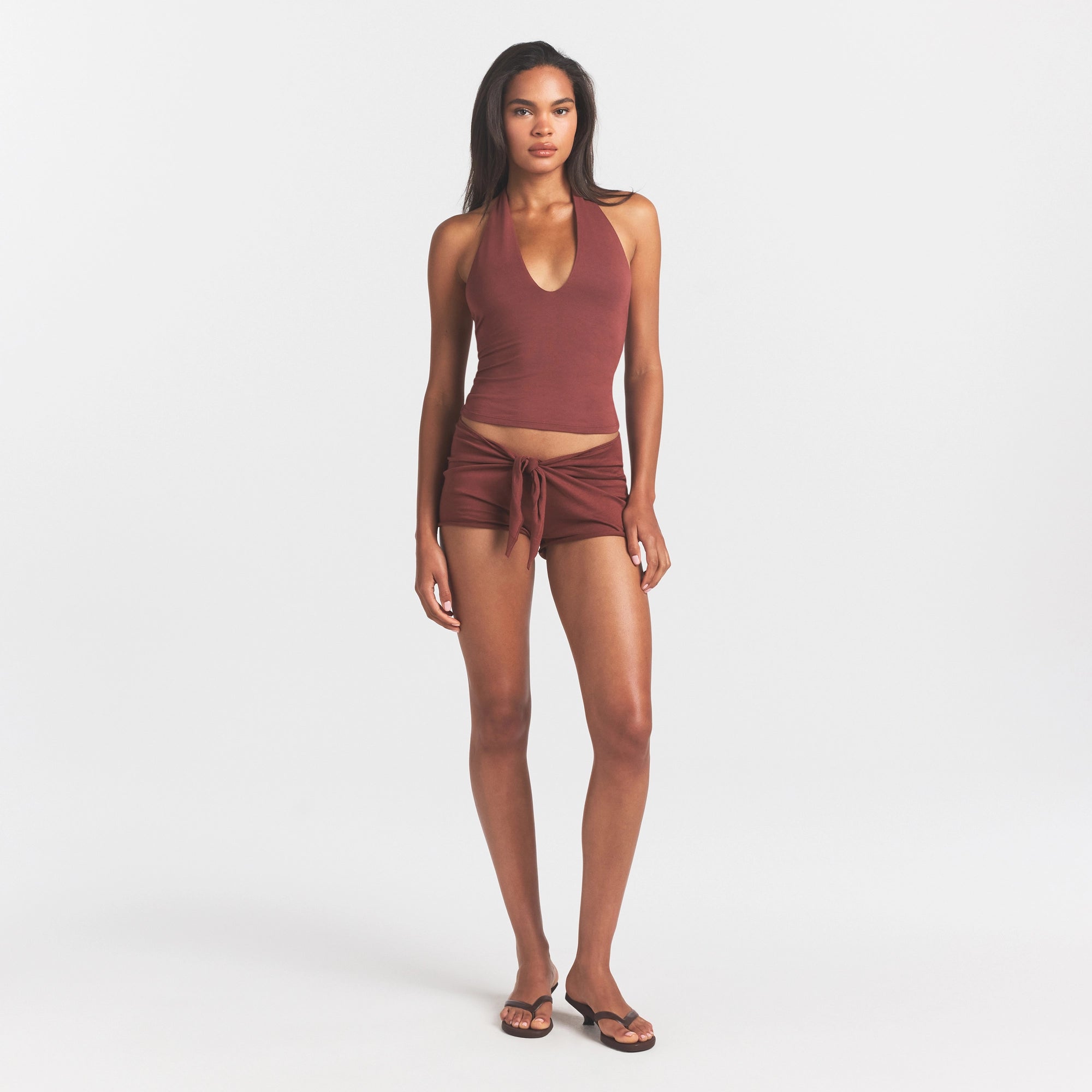 smooth layers halter top smooth layers halter top