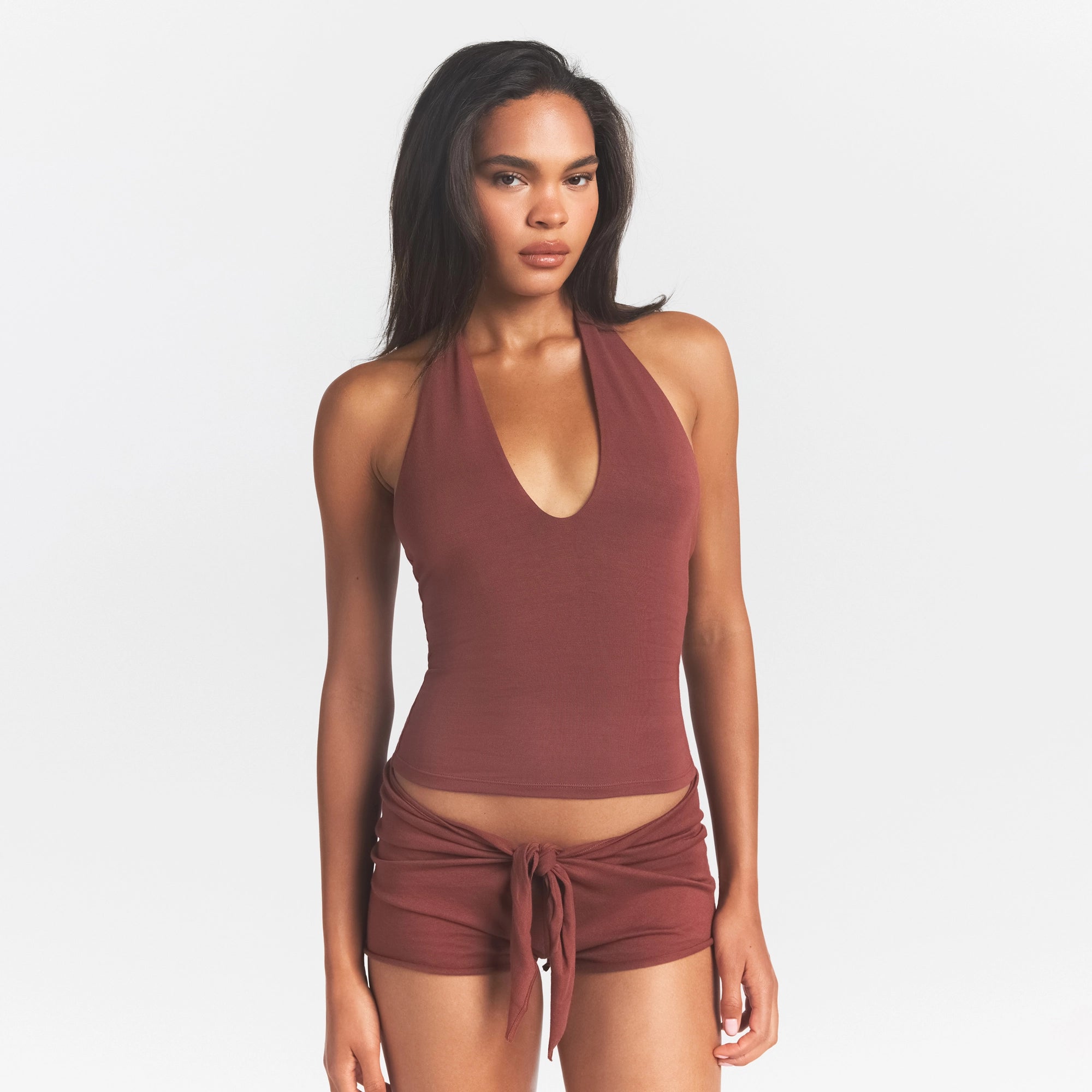 smooth layers halter top smooth layers halter top