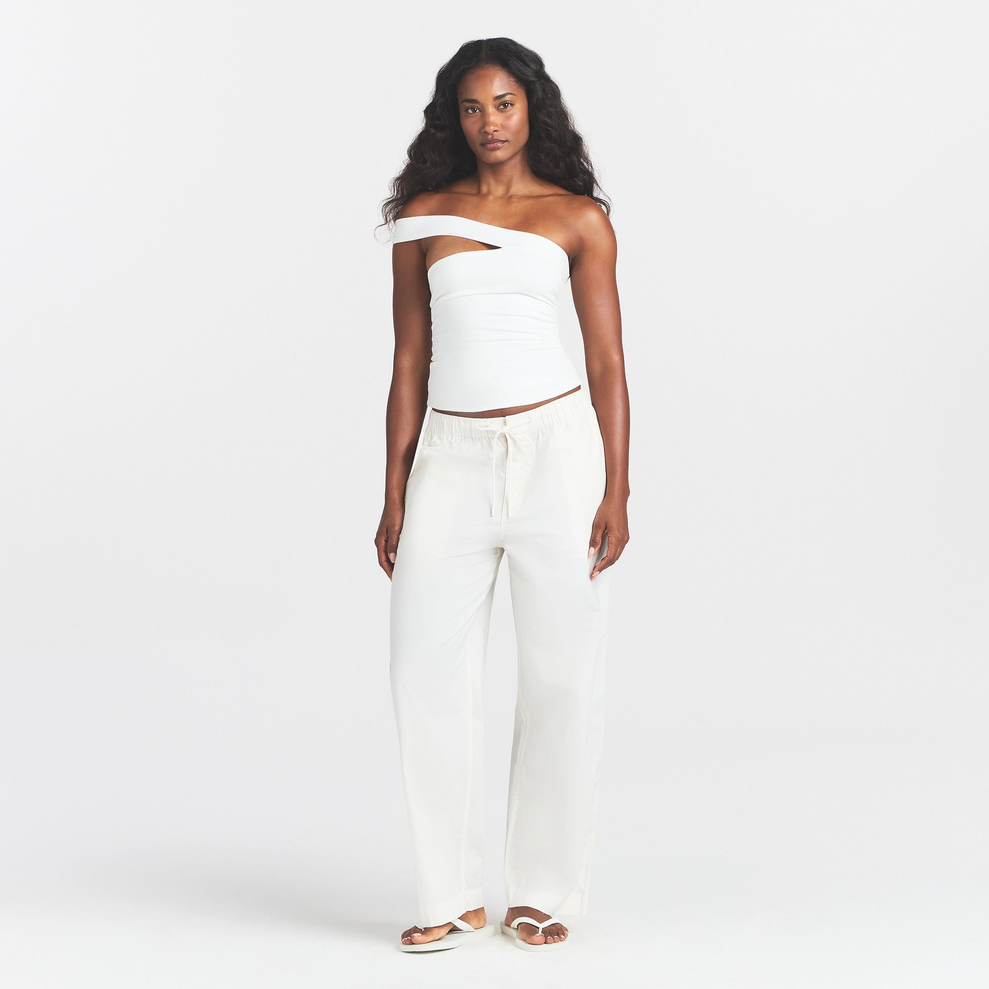cotton jersey asymmetrical top cotton jersey asymmetrical top