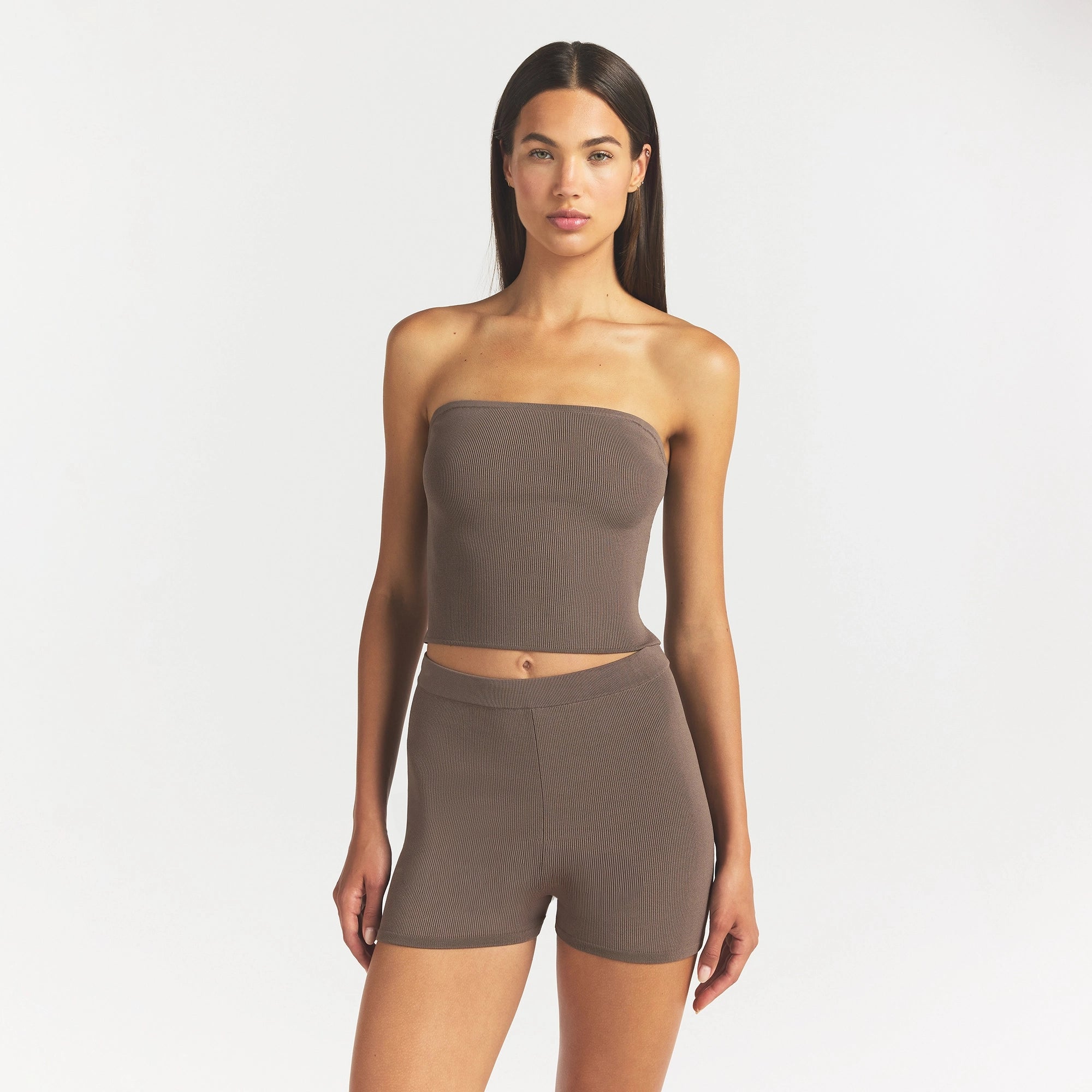 refined knit tube top refined knit tube top