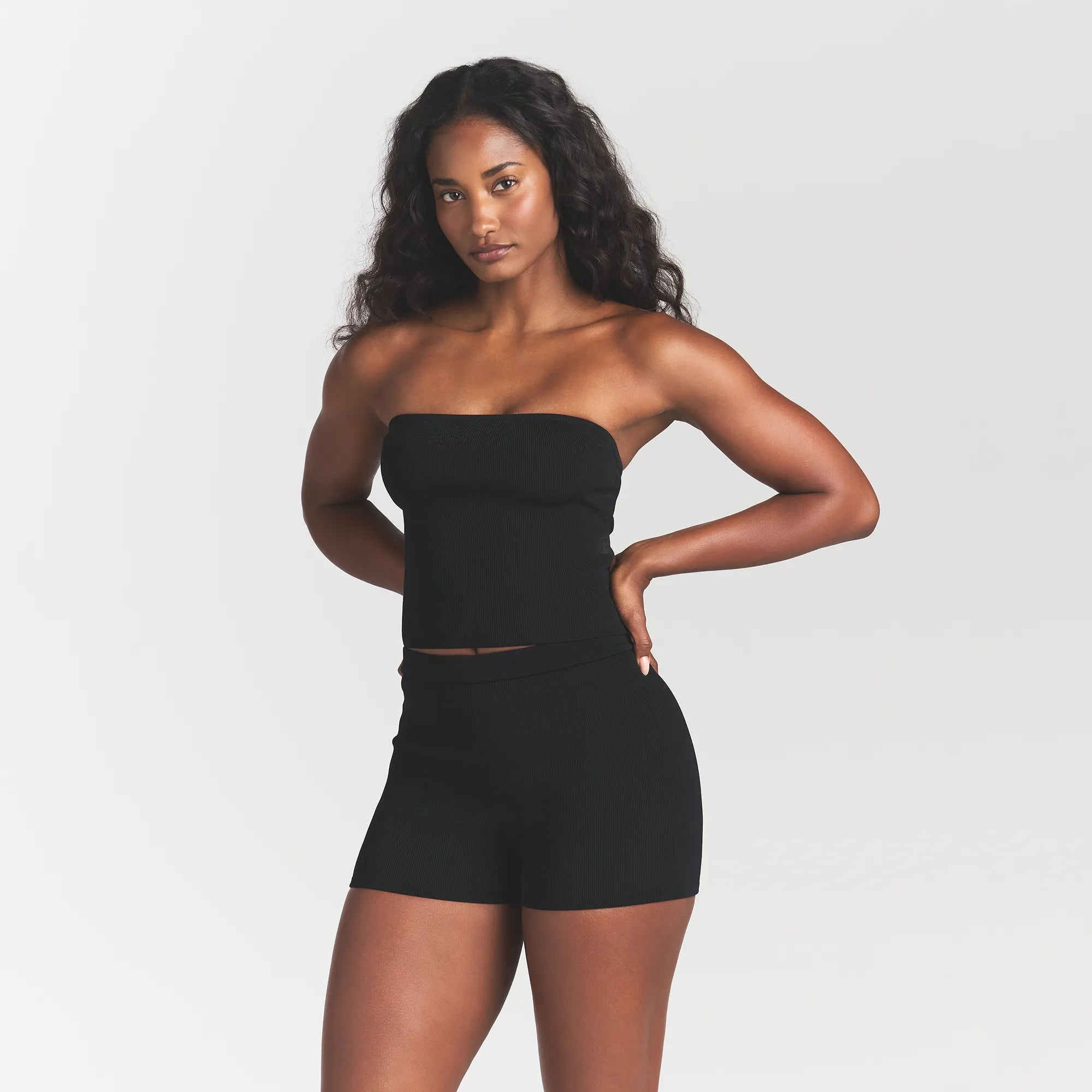 refined knit tube top refined knit tube top
