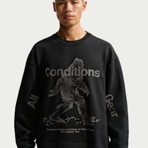 nike acg "tuff fleece" Мужской пуловер therma fit, толстовка с круглым вырезом