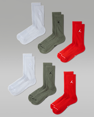 jordan everyday Мягкие носки для экипажа (6 пар) jordan everyday Мягкие носки для экипажа (6 пар)