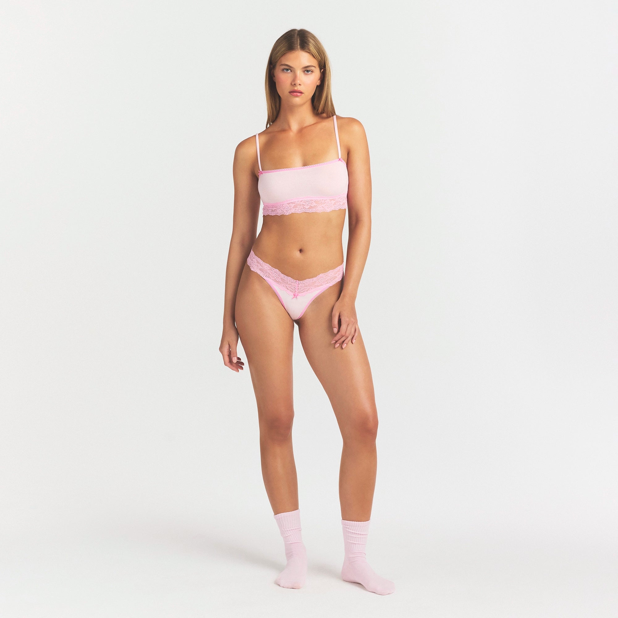lightweight cotton wide lace thong lightweight cotton wide lace thong