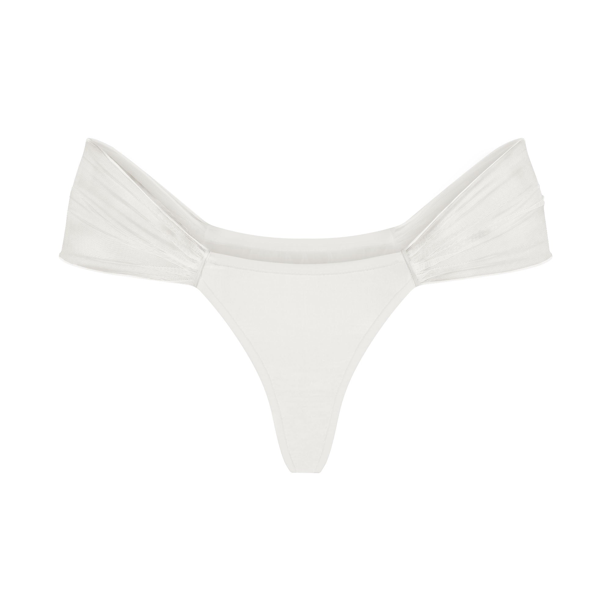 ultra fine mesh draped thong ultra fine mesh draped thong