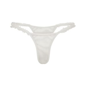 Витрина ultra fine mesh ruffle string thong