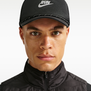 Home nike pro Неструктурированная кепка для бега с логотипом dri fit