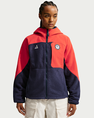 nike acg x united states olympic team Женская куртка на молнии во всю длину nike acg x united states olympic team Женская куртка на молнии во всю длину