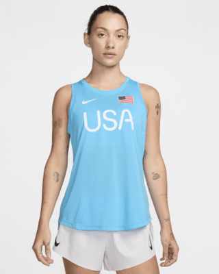 usa one Женская беговая майка nike dri fit usa one Женская беговая майка nike dri fit
