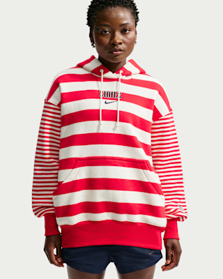 usmnt phoenix fleece Женский свободный пуловер с худи nike soccer usmnt phoenix fleece Женский свободный пуловер с худи nike soccer
