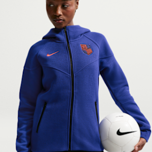 usmnt tech fleece windrunner Женская худи nike soccer с молнией во всю длину
