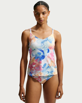nike swim Женская танкини с v образным вырезом nike swim Женская танкини с v образным вырезом
