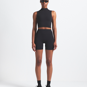 nikeskims vintage seamless Женский удлиненный бюстгальтер с воротником стойкой