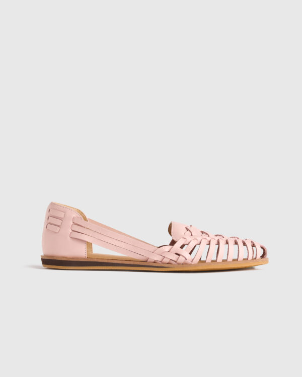 100% кожа huarache на плоской подошве