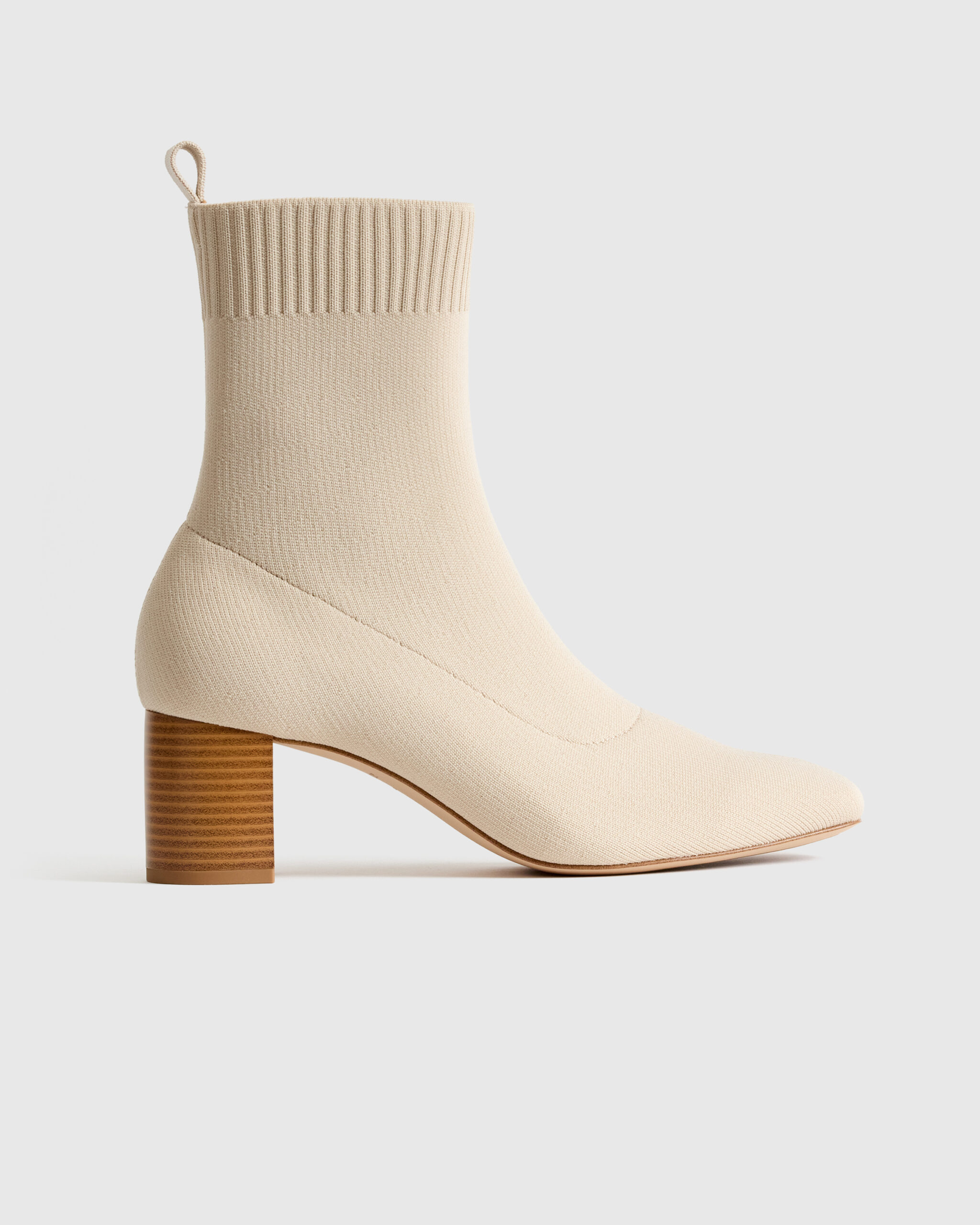 eco knit heeled bootie eco knit heeled bootie