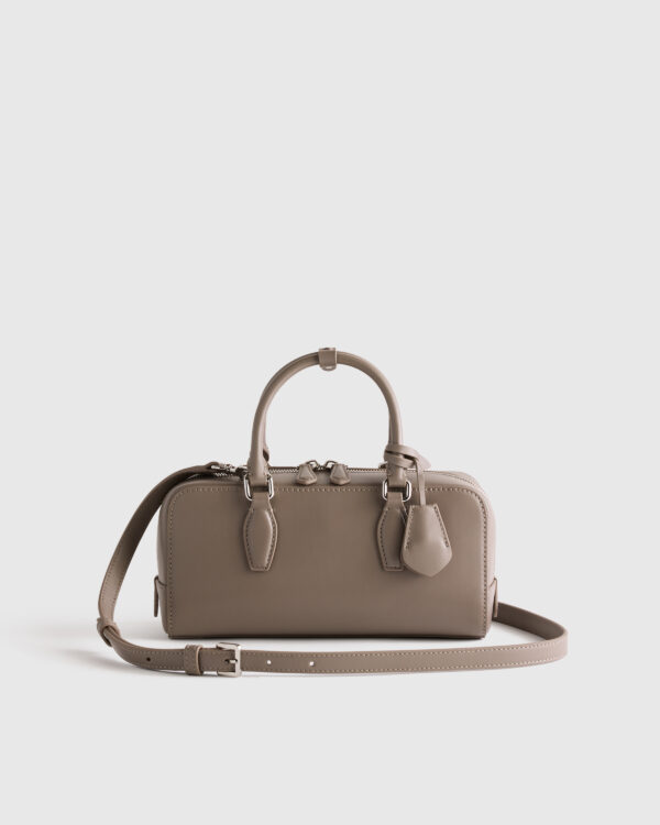 Итальянская кожаная сумка через плечо mini bowler