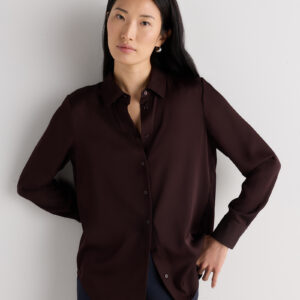 washable stretch silk blouse
