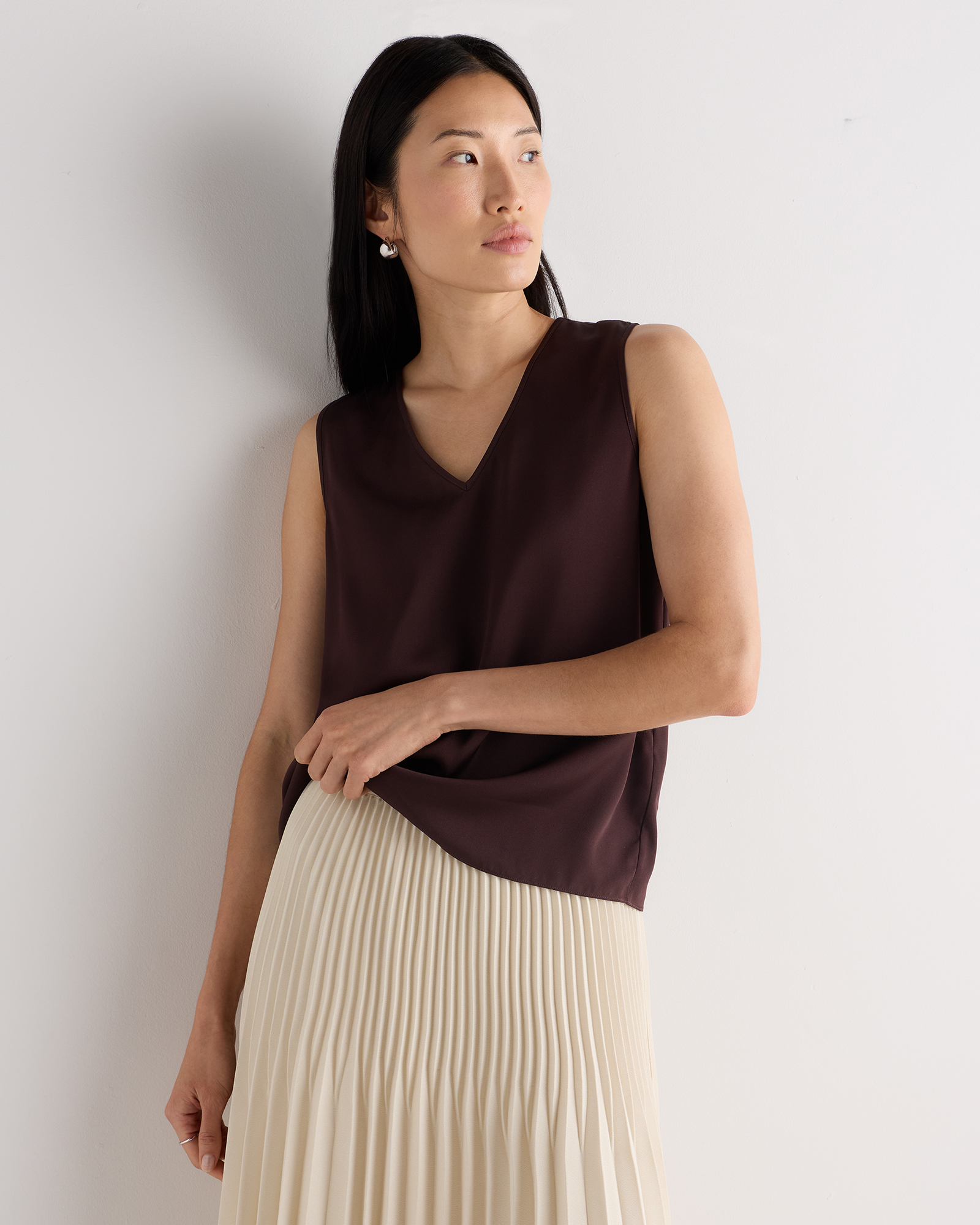 washable stretch silk tank washable stretch silk tank