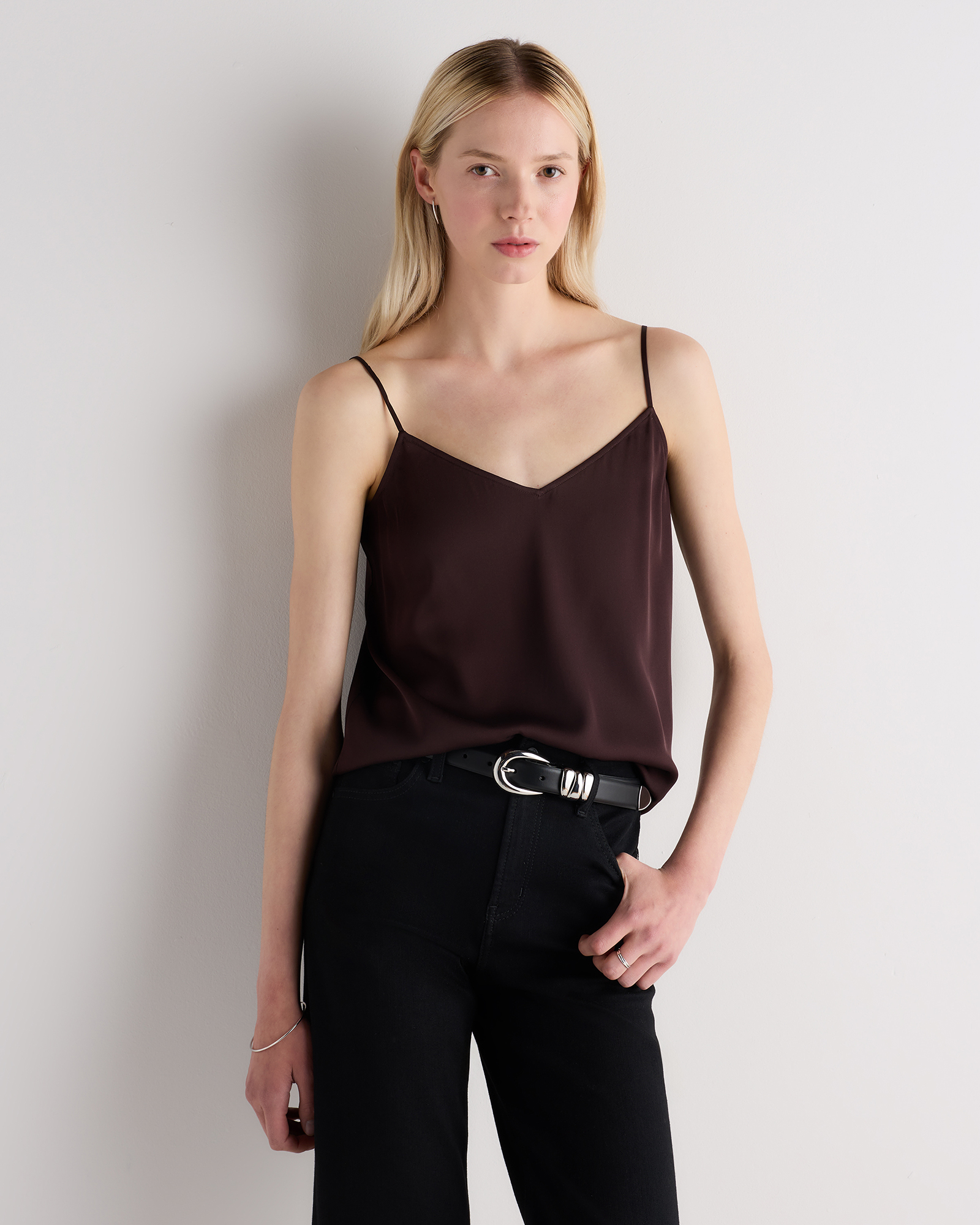 washable stretch silk v neck cami washable stretch silk v neck cami