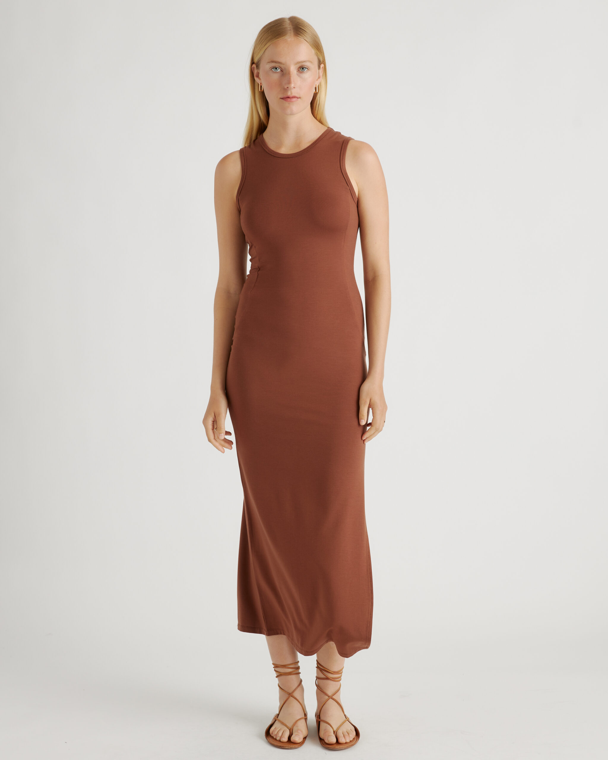 Платье макси из джерси tencel Платье макси из джерси tencel