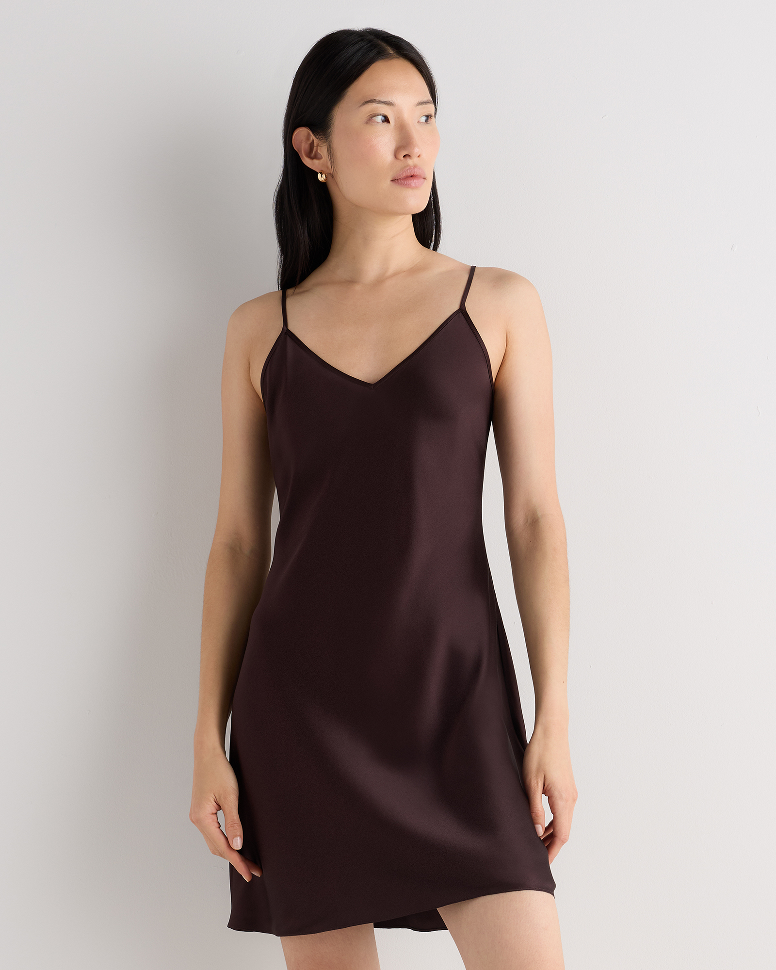 100% washable silk mini slip dress 100% washable silk mini slip dress