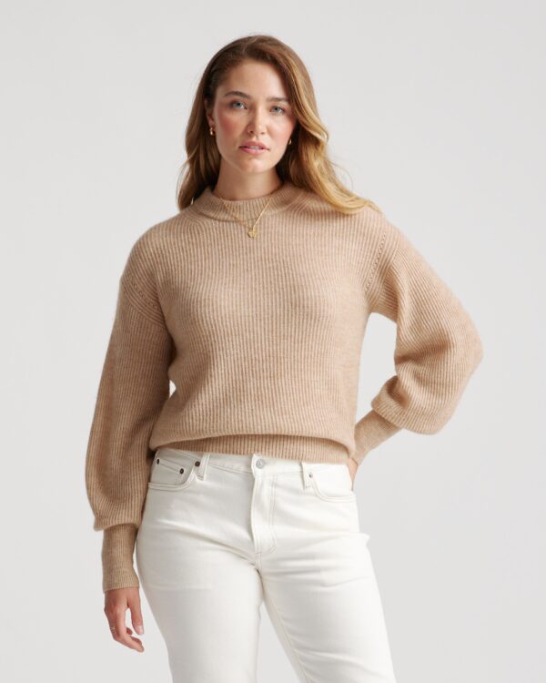 baby alpaca wool crew