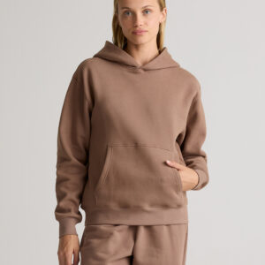 organic heavyweight fleece boyfriend hoodie
