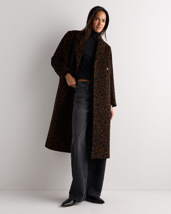 wool cashmere tailored long coat