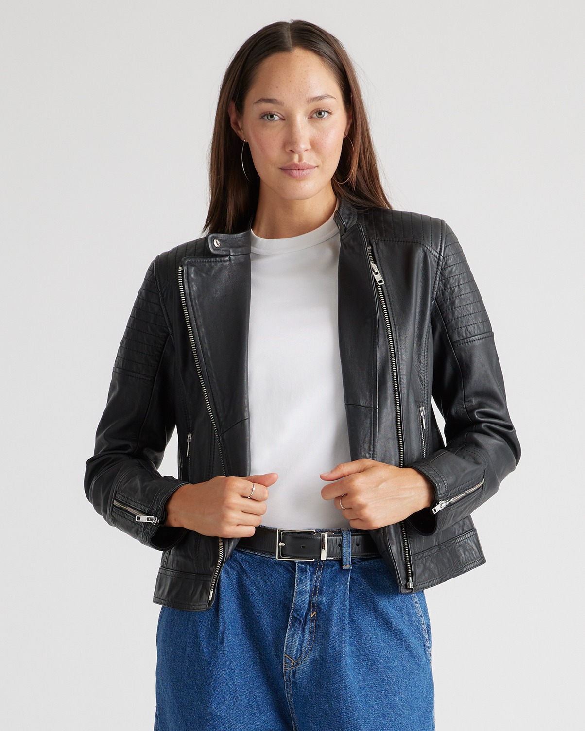 Куртка café racer из 100% кожи Куртка café racer из 100% кожи