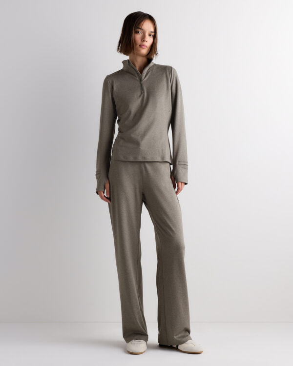 flowknit quarter zip pullover