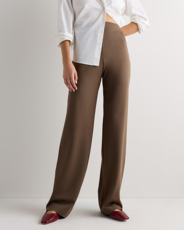 ultra stretch ponte wide leg pants