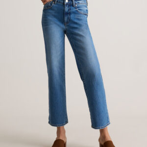 Витрина bella stretch cropped straight jeans