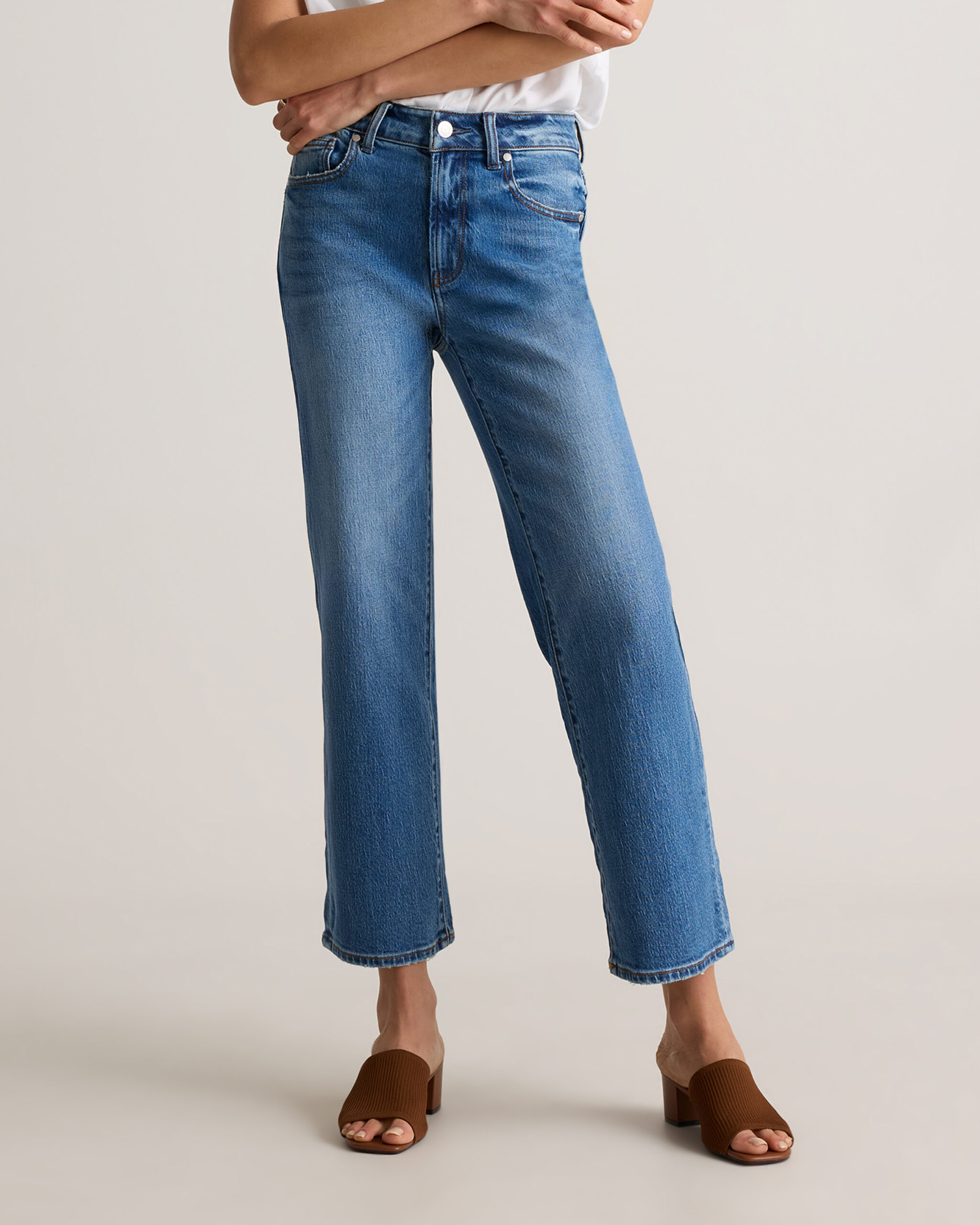 bella stretch cropped straight jeans bella stretch cropped straight jeans