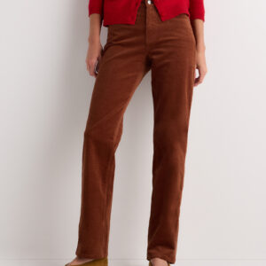 organic stretch corduroy straight leg pants