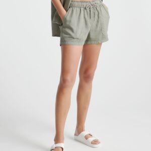 Универсальные шорты из тенселя vintage wash
