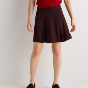 Витрина lightweight crepe a line mini skirt