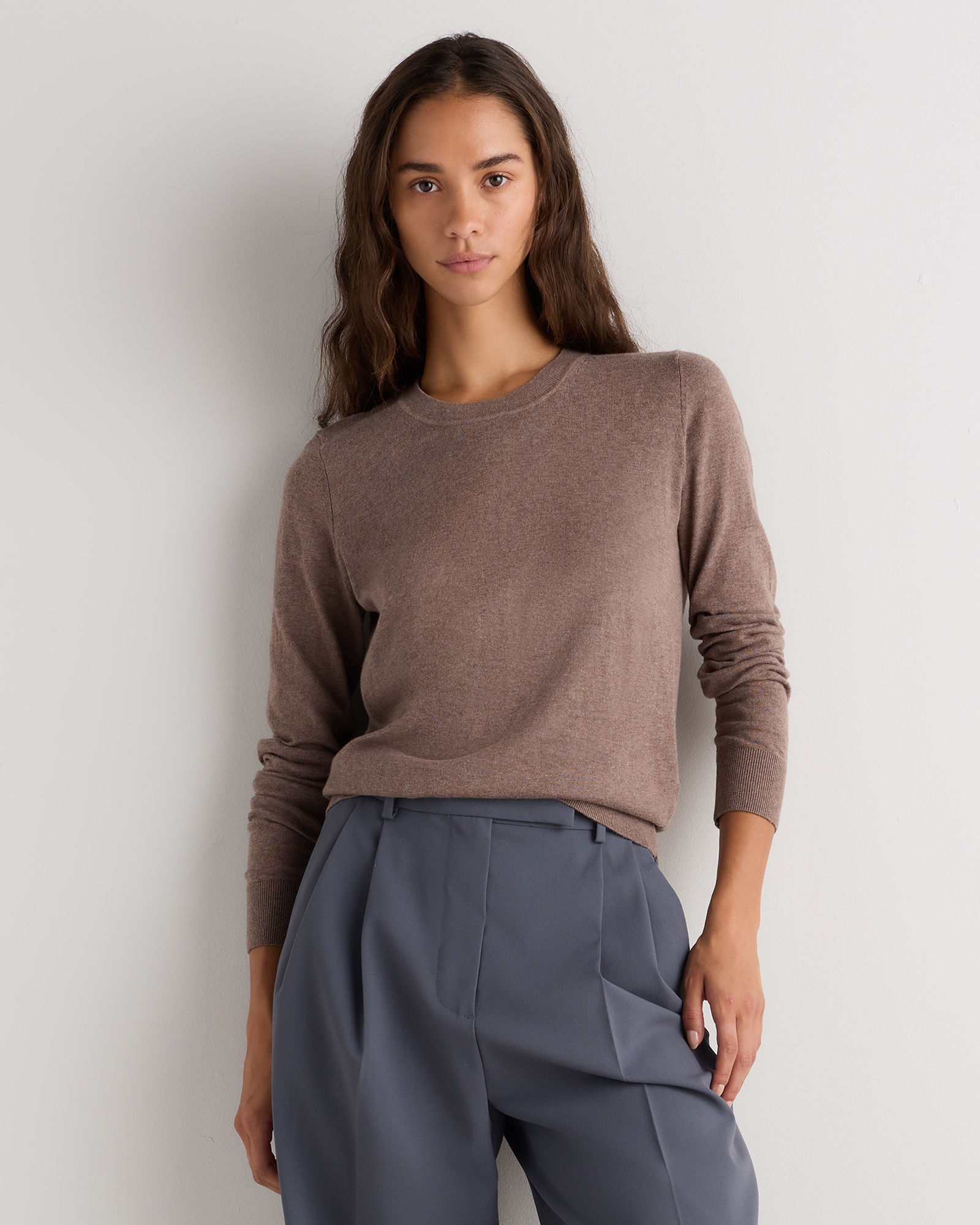 lightweight cotton cashmere crew sweater lightweight cotton cashmere crew sweater
