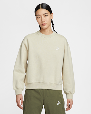 nike acg "tuff fleece" Женская толстовка с круглым вырезом therma fit nike acg "tuff fleece" Женская толстовка с круглым вырезом therma fit