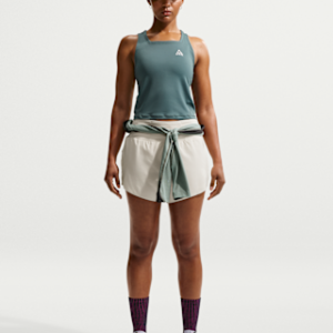 nike acg Женские шорты для трейлраннинга dri fit со средней посадкой и короткой подкладкой