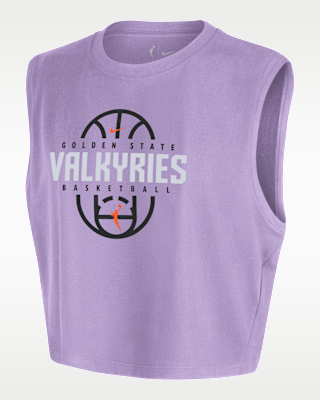 golden state valkyries Женская укороченная футболка без рукавов nike wnba authentic golden state valkyries Женская укороченная футболка без рукавов nike wnba authentic