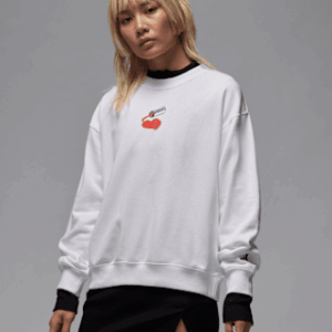 jordan brooklyn fleece Женский свитшот с круглым вырезом
